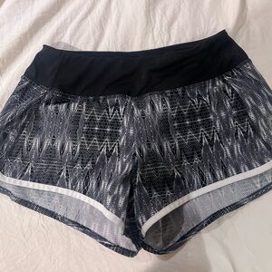 Reebok Black and Gray Women's Shorts